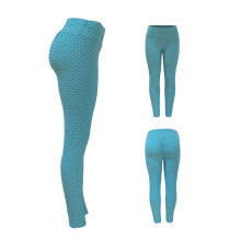 Calças de ioga de cintura alta jacquard de cintura alta sem costura com leggings collants para mulheres